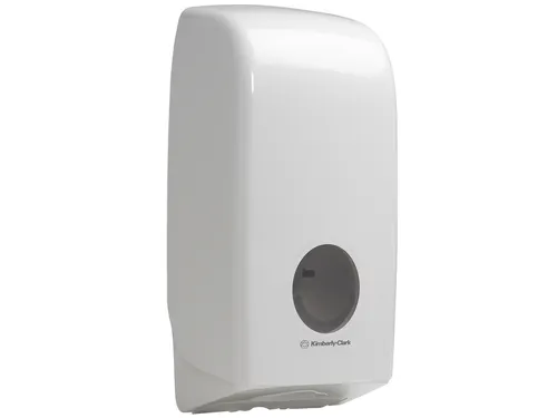Toiletpapierdispenser Kimberly Clark Aquarius gevouwen wit 6946
