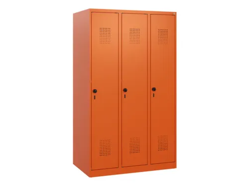 schoollocker,HxBxD 1530x900x500mm,3vak,vak B 300mm,draaigrendel