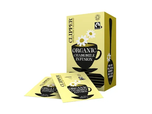 Thee Clipper infusion chamomile bio 25 zakjes