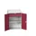 lessenaarkast 1130x800x550mm legbord en lade RAL7035 + RAL3004