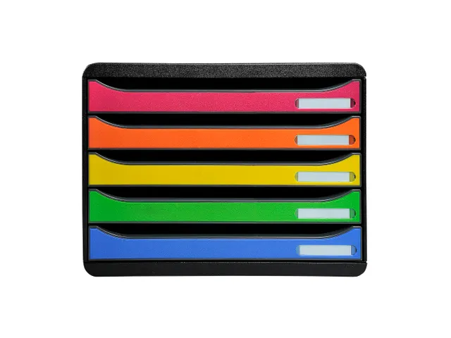 Ladenbox Big-Box Plus Horizontaal A4+ Assorti Kleur 5 laden