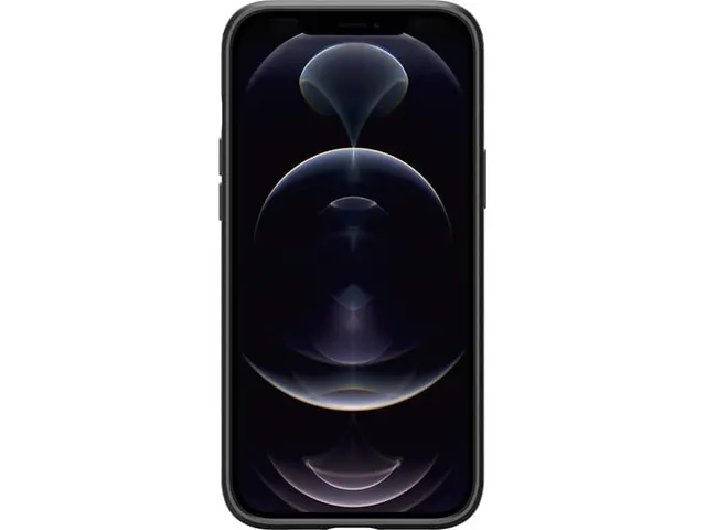 Spigen Case ACS01617 iPhone 12 Pro Max Liquid Air Mat Zwart