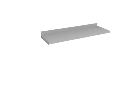 legbord,v. dossierstelling,BxD 1000x300mm,vakl. 60kg,staal,RAL7035