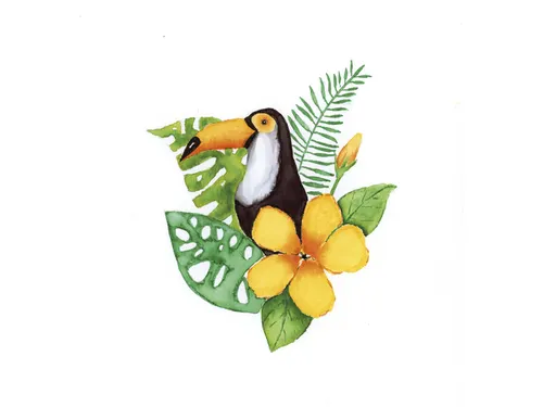 Duo aquarelmarker Faber-Castell Goldfaber kartonetui 4 stuks Tropical
