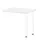 aanbouwtafel,i.h.v.,HxBxD 720-840x800x600mm,Bl-wit
