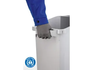 Afvalcontainer DURABIN ECO 60 Liter Rechthoekig Grijs - 3