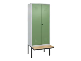 locker voor scheiding van kleding,HxBxD 2120x800x815mm,2vak - 1