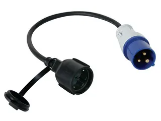 Verloopkabel Van Schukostekker Naar CEE-Stekker - Randaarde - H07RN-F - 2