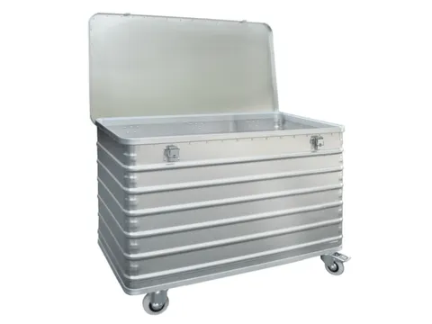 Bakwagens Aluminium Deksel En Cilinderslot 250kg 870x1280x680mm