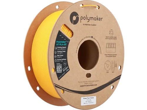 HT-PLA-GF 1,75mm Power Tool geel 1kg Polymaker 3d filament