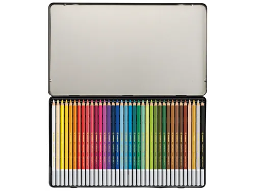Kleurpotloden STABILO CarbOthello kalkpastel assorti blik à 36 stuks