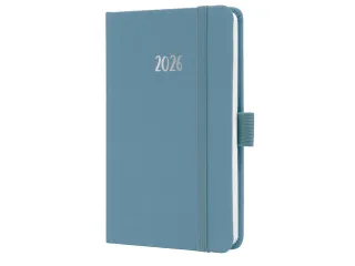 Weekagenda Feel A6 2026 (NL/FR/EN/DU) Powder Blue Hardcover - 2