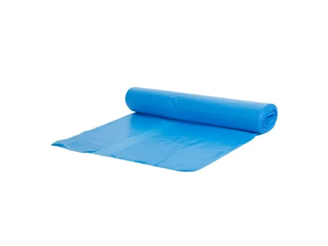 Powersterko Afvalzak 120 Ltiter HDPE 70x110cm T30 Blauw 15x20 Stuks