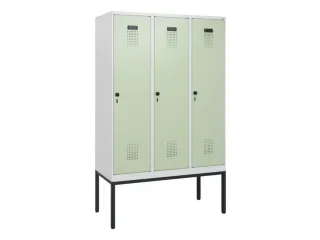 schoollocker,HxBxD 1950x1200x500mm,3vak,vak B 400mm,draaigrendel - 2