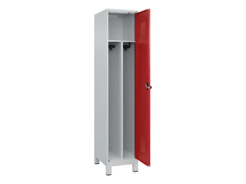 locker voor scheiding van kleding,HxBxD 1950x400x500mm,1vak
