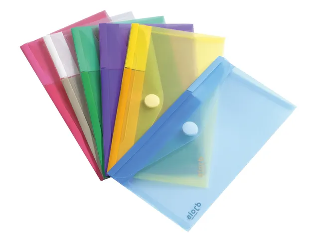 Enveloptas Djois Color Collection 250x135mm horizontaal assorti