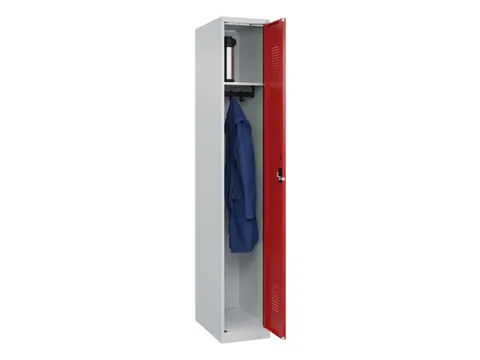 locker,HxBxD 1850x300x500mm,1vak,vak B 300mm,cil.-slot,staand op vloer