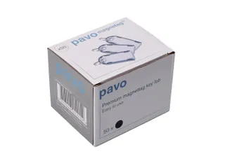 Sleutellabel Pavo magnetisch 50 stuks zwart - 3