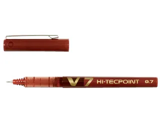 Rollerpen Pilot Hi-Tecpoint V7 0.7mm Medium punt Rood - 2