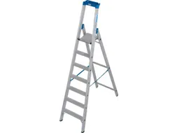 industriële ladder,eenzijdig,7treden m. R13-laag,treden met profiel