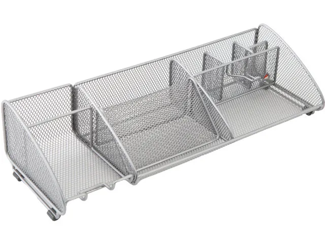 bureau-organiser MESHBOARD 9-vaks grijs draadmetaal