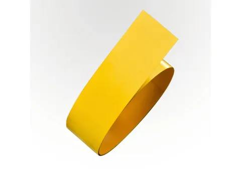 tape,plat staal,geel,band LxB 6mx75mm
