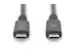 USB 4.0-aansluitkabel Type-C - Type-C max. resolutie 8K@60Hz 1m Zwart