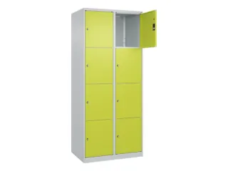 lockerkast,HxBxD 1850x800x500mm,2x4vakken,vak B 400mm,cil.-slot - 1