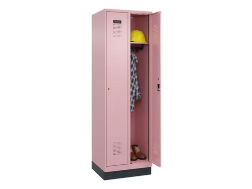 locker,HxBxD 1950x600x500mm,2vak,vak B 300mm,cil.-slot,sokkel