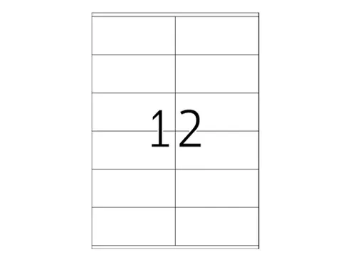 Xerox Multi-use Labels wit permanent 105x44mm 003R97405 1200 stuks