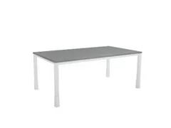 In hoogte verstelbaar bureau,HxBxD 720-840x1800x1000mm,MS-donkergrijs
