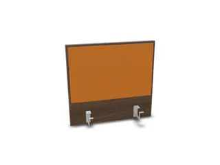 opzetpaneel bureau aanbouw achter NV bruin hickory BN3005-geel 600mm - 1