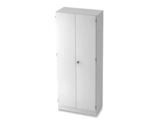 kantoorkast openslaande deuren HxBxD 2000x800x420mm hout wit - 3