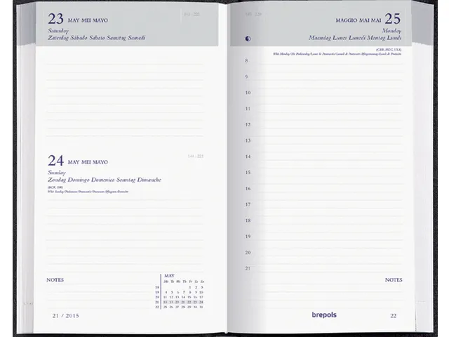 Agenda 2027 Brepols Breform Seta 1dag/1pagina zwart