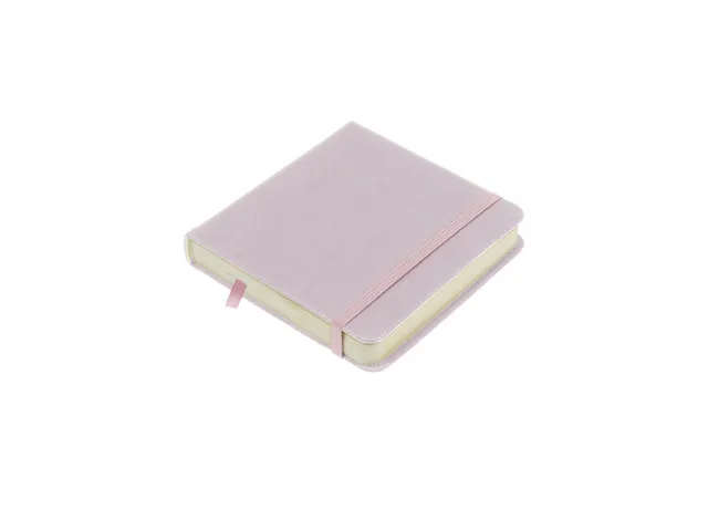 Schetsboek Kangaro 12x12cm violet PU hardcover 80 blad 140 grams roomw