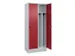 armoire vestiaire noir et blanc,HxlxP 1950x800x500mm,2compart.