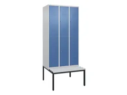 Dubbeldekse dekenkist,HxBxD 2120x900x815mm,3x2vak.,vak B 300mm