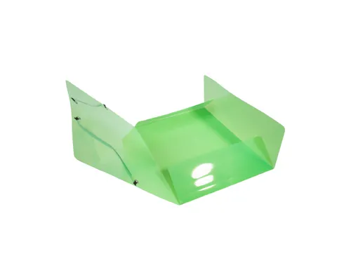Elastomap 3 kleppen polypropyleen 5/10de Crystal Colours A4 Assorti