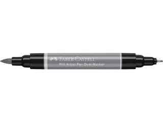 Tekenstift Faber-Castell Pitt Artist Pen duo marker 232 koudgrijs III - 4