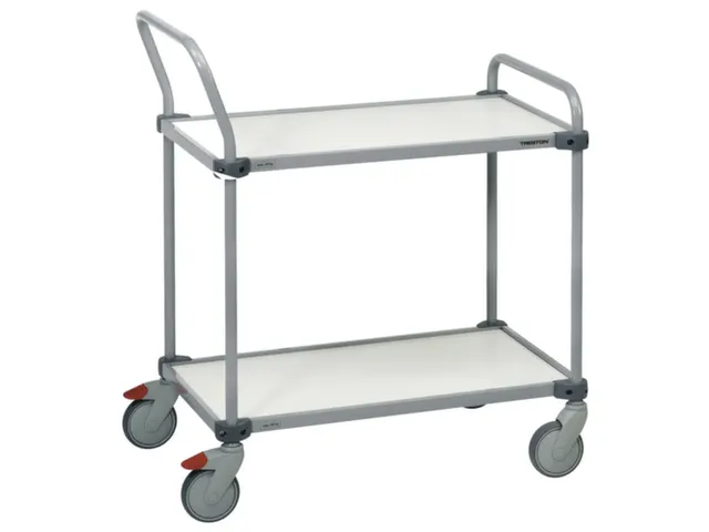 ESD-etagewagen,ESD,draagverm. 150kg,2xstaalplaat,laadvl. LxB 800x530mm