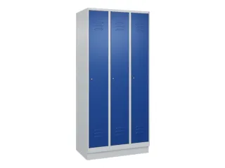 locker voor scheiding van kleding,HxBxD 1950x900x500mm,3vak - 1