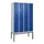 Z-garderobekast,HxBxD 2120x1200x500mm,vak B 150/300mm,draaigrendel