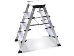 Vouwtrapje Aluminium H 850Mm Aan Beide Zijden Te Gebruiken 2X4Treden