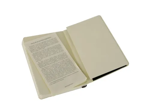 Notitieboek Moleskine pocket 90x140mm lijn soft cover zwart