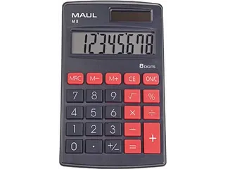 zakrekenmachine M8, zwart - 1