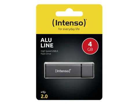 Intenso Usb Stick 2.0 4gb Antraciet