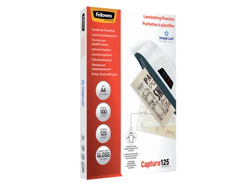 Lamineerhoes Fellowes A4 125 Micron glanzend