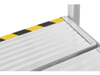 bordestrap,verrijdbaar,bordes H 0,6m,3treden,aluminium - 4
