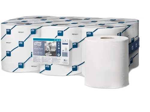 Tork 473242 Poetspapier M4 1-Laags Centerfeed Smartcore Wit