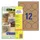 Etiket Avery L7106-25 permanent rond 60mm kraft 300 stuks 25 vel